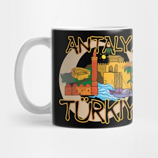 Antalya Tuerkiye Antalya Turkey Birthday Gift Shirt Mug